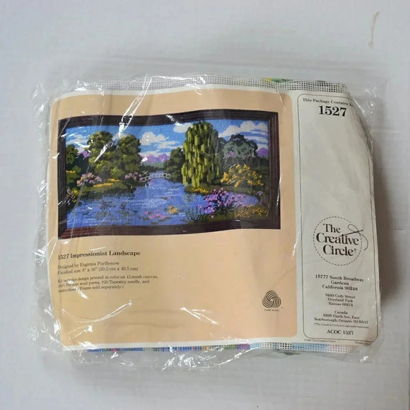 1988 Impressionist Landscape  Craft Kit - Picture 2 of 6